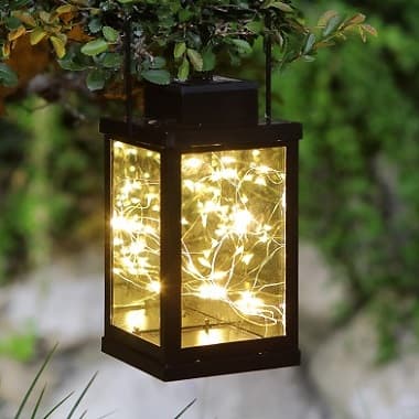 Solar Firefly Fairy Star Lantern Hanging and Table Stand